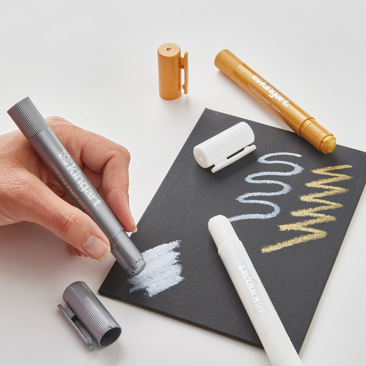 Tempera Paint Thin Sticks, 24 Colors