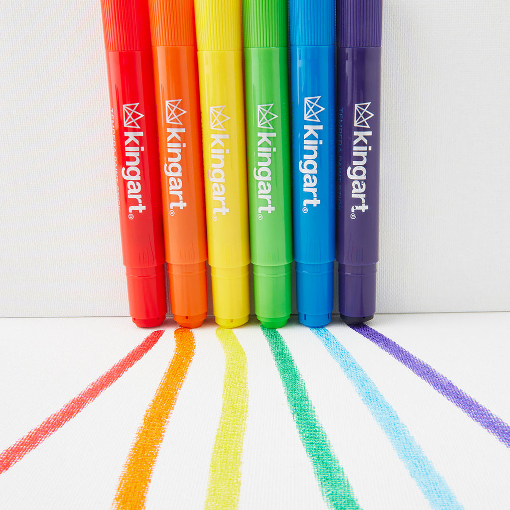 Tempera Paint Thin Sticks, 24 Colors