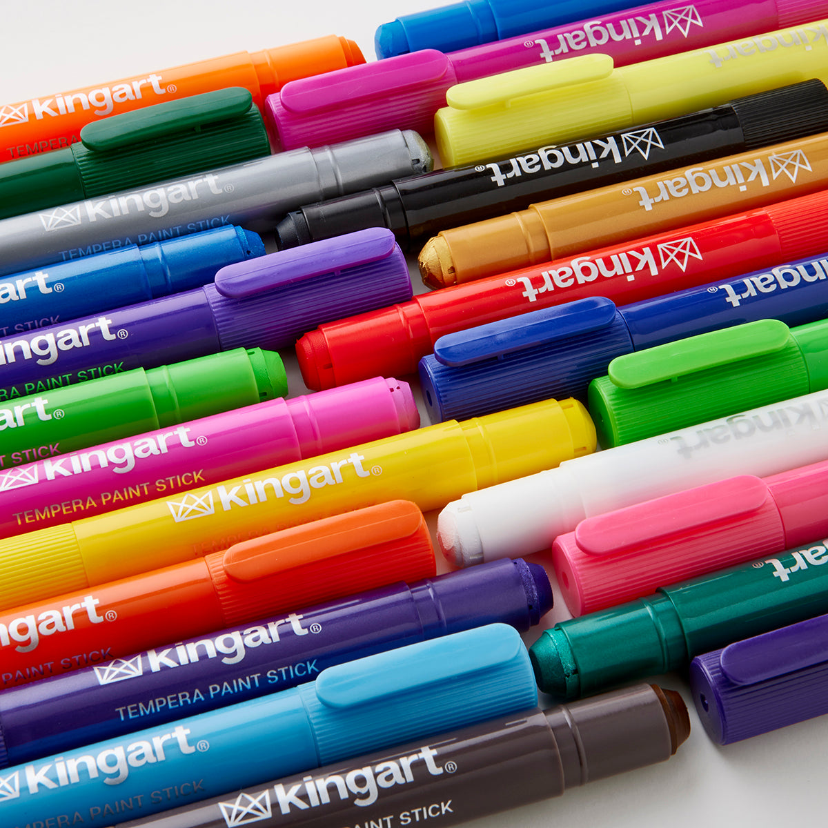 Tempera Paint Thin Sticks, 24 Colors