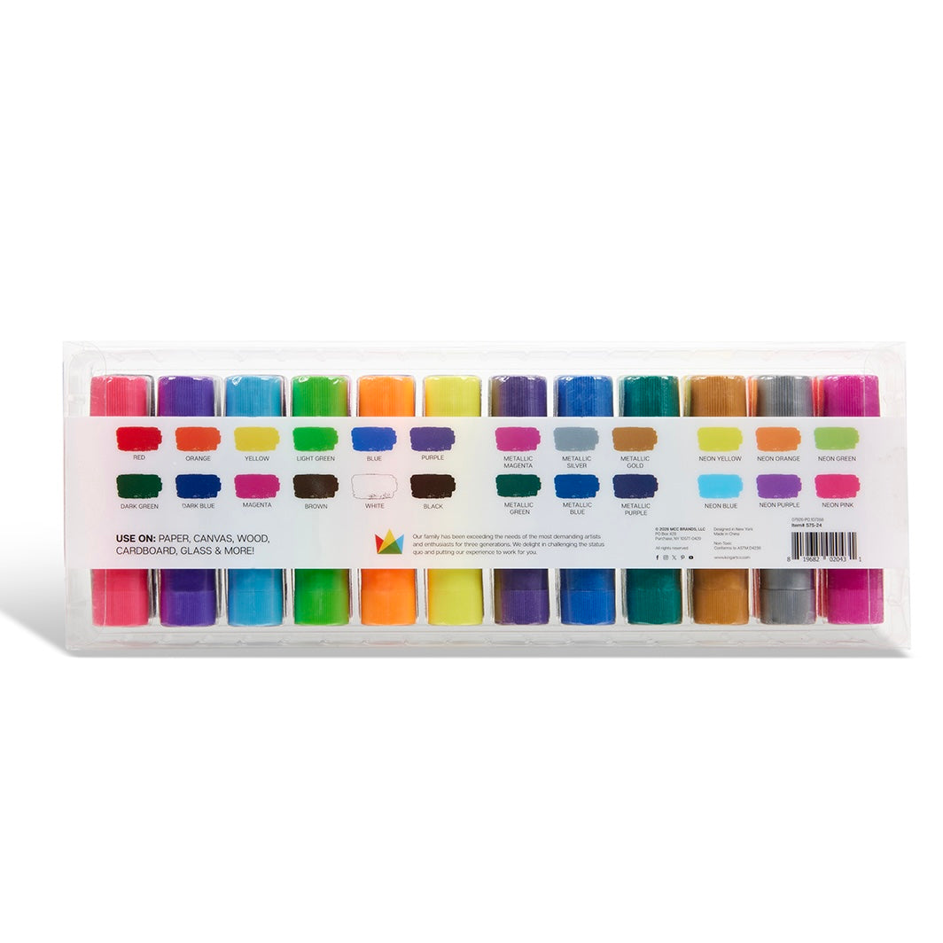 Tempera Paint Sticks – 24 Colors
