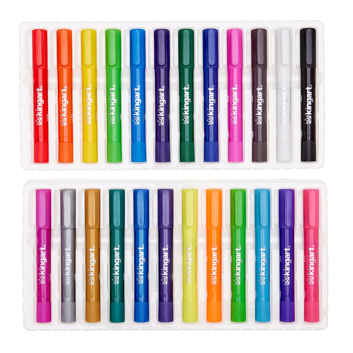 Tempera Paint Thin Sticks, 24 Colors