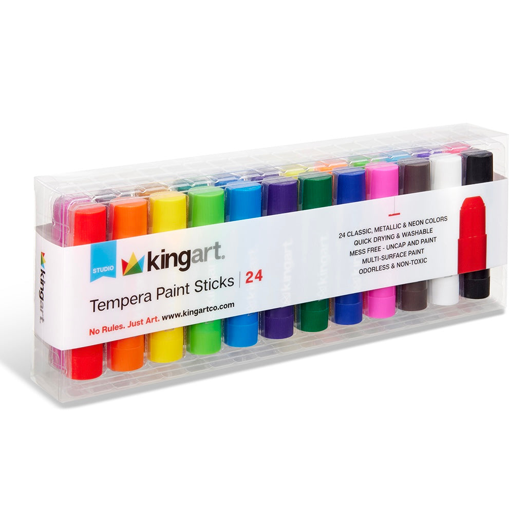 Tempera Paint Sticks – 24 Colors