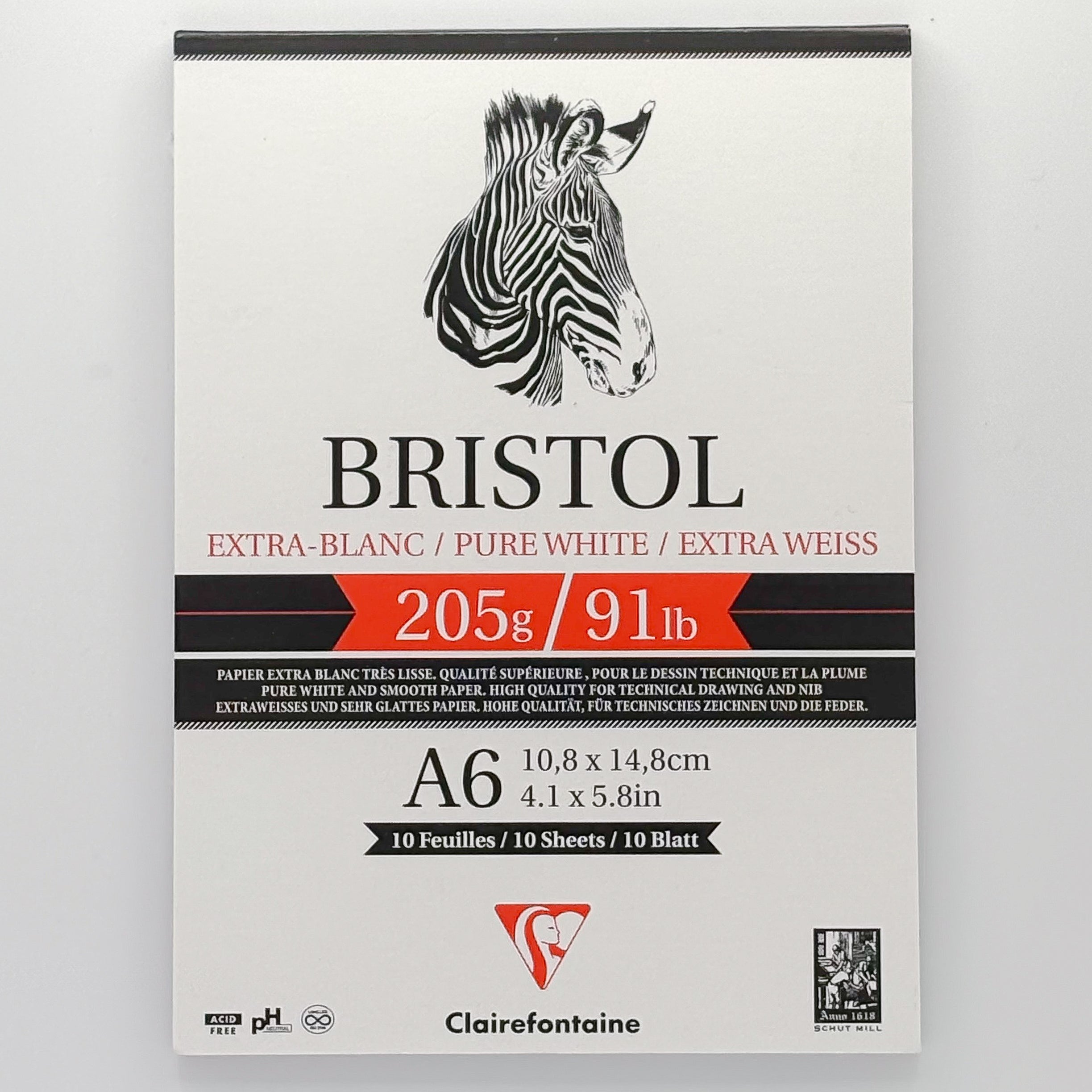 Clairefontaine Bristol Pad Extra White--4x6