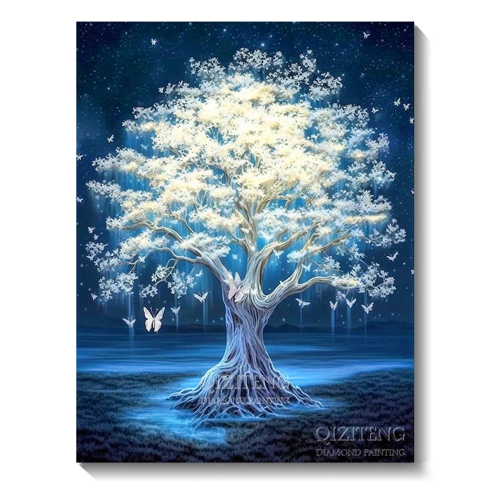5D Diamond Art Painting Aurora Landscape DIY Mosaic Embroidery Kit
