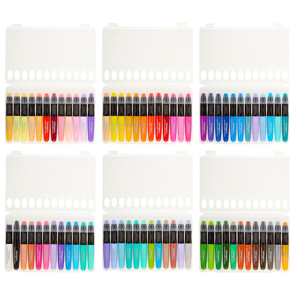 Mixed Media Gel Stick Crayons - 72 Colors